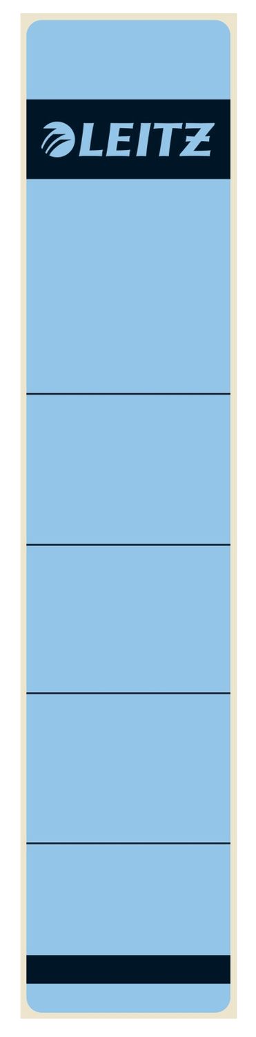 Rückenschilder Leitz 1643-00-35, kurz/schmal 39 x 192 mm, 10 Stück, blau