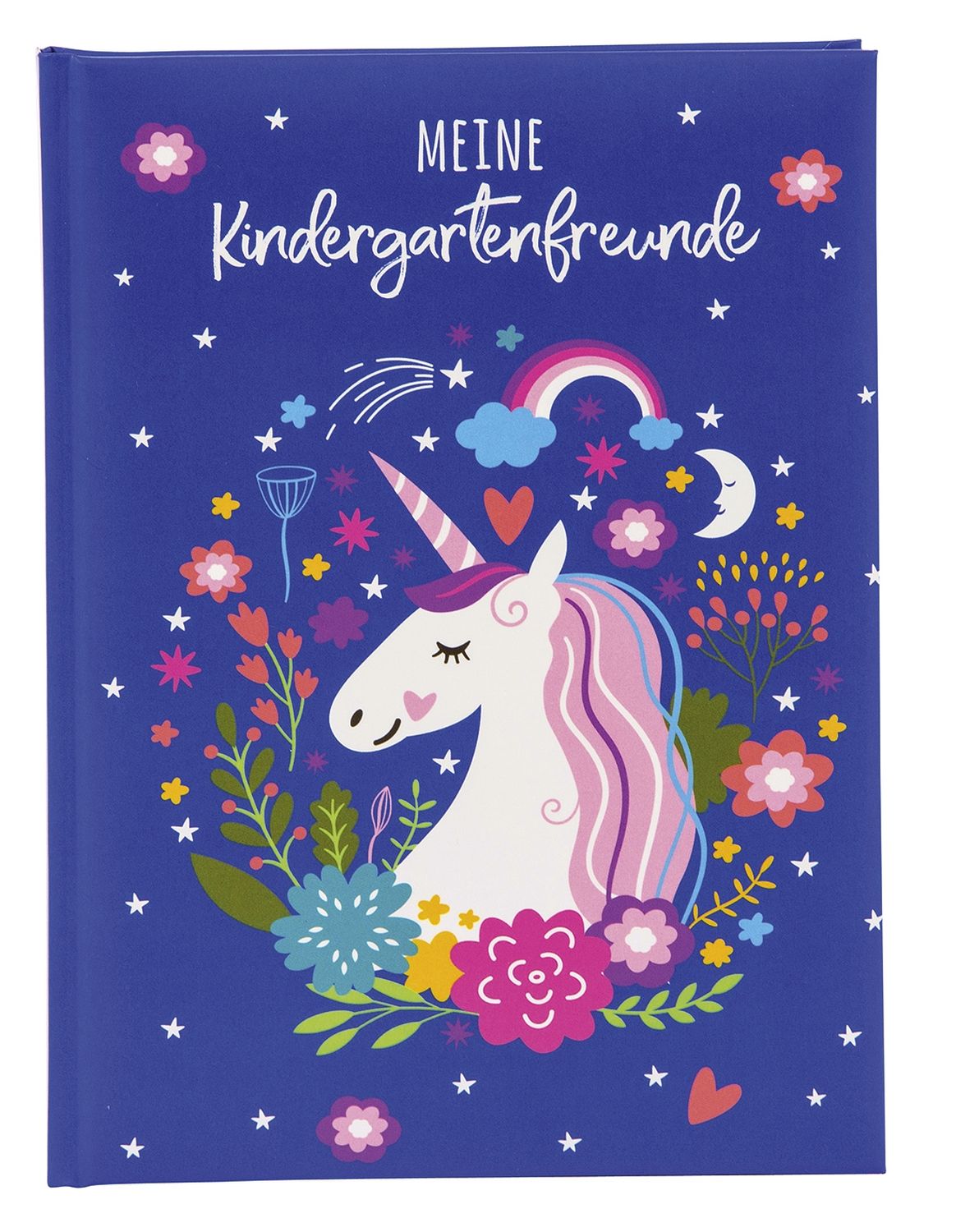 Freundebuch Einhornglück - 88 illustrierte Seiten, A5 Freundebuch Einhornglück - 88 illustrierte Seiten, A5