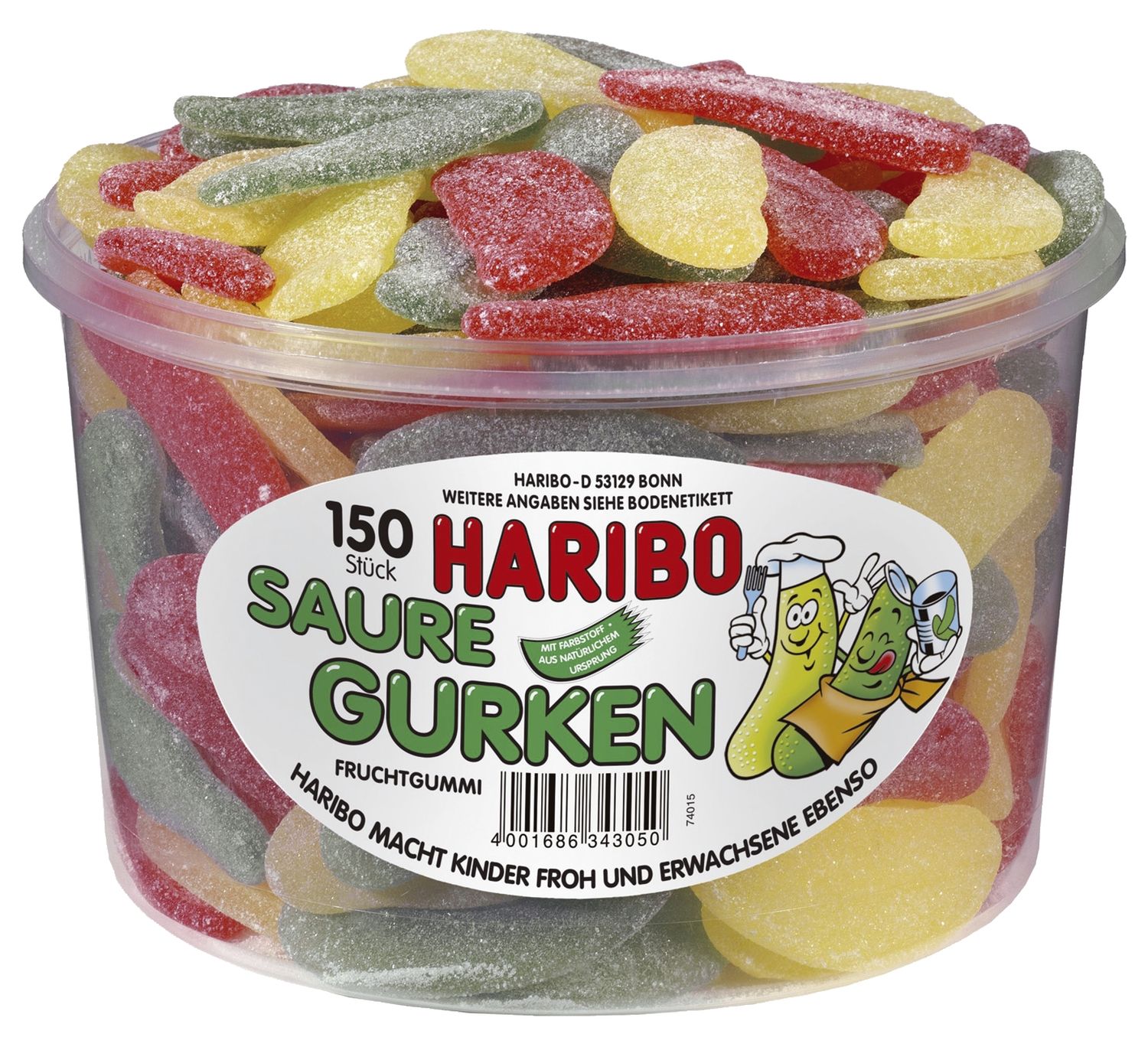 Saure Gurken Dose mit 150 St Saure Gurken Dose mit 150 St