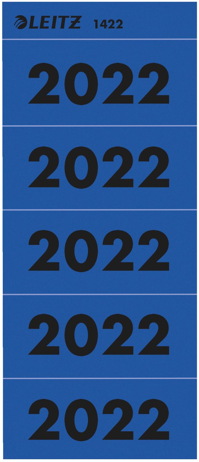 1422 Inhaltsschild 2022 - selbstklebend, 100 Stück, blau 1422 Inhaltsschild 2022 - selbstklebend, 100 Stück, blau