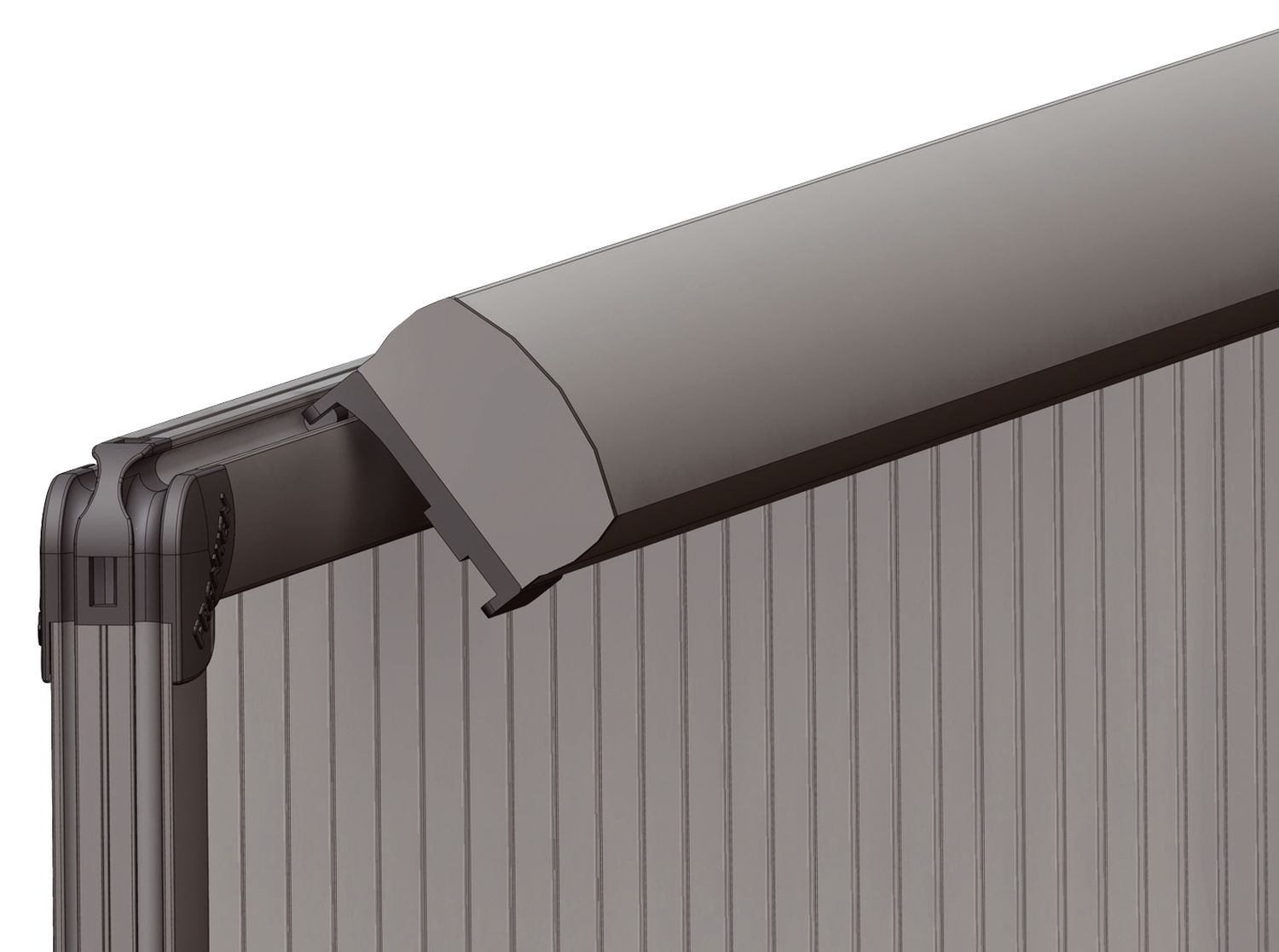 Flipchart-Blockhalter - 70 x 5,5 cm, magnetisch, silber Flipchart-Blockhalter - 70 x 5,5 cm, magnetisch, silber