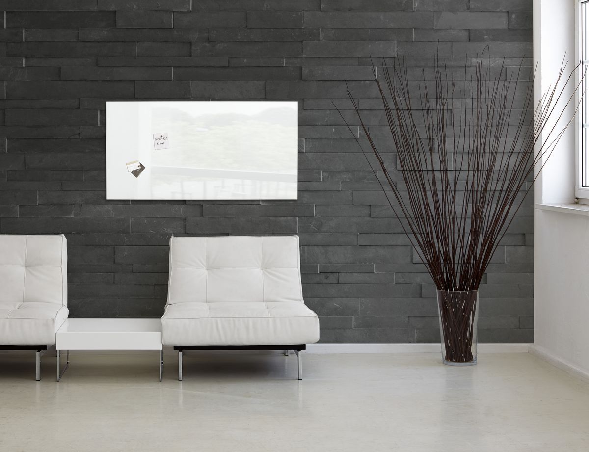 Glas-Magnetboard Artverum - super-weiß, 91 x 46 cm Glas-Magnetboard Artverum - super-weiß, 91 x 46 cm