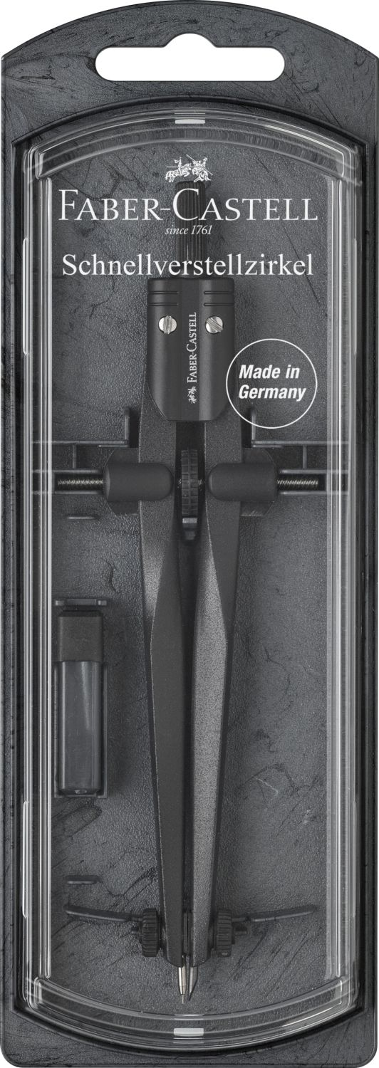 Schnellverstellzirkel Stream 2019 - Ø340 mm, 170 mm, black stone, Etui Schnellverstellzirkel Stream 2019 - Ø340 mm, 170 mm, black stone, Etui