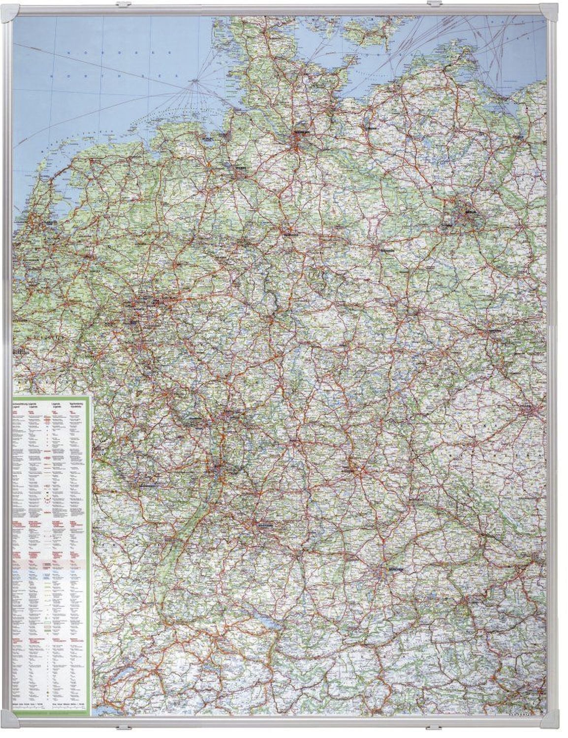 Kartentafel Straßenkarte - 100 x 135 cm, beschreibbar, pinnbar Kartentafel Straßenkarte - 100 x 135 cm, beschreibbar, pinnbar