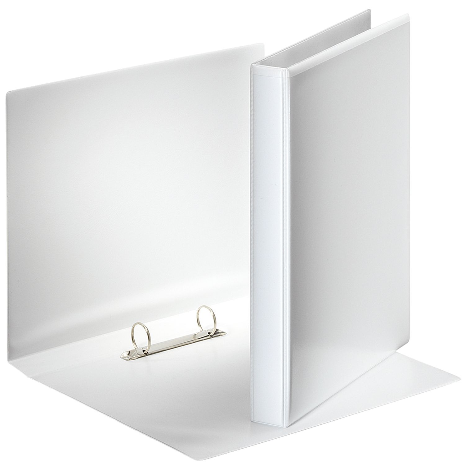 Ringbuch Präsentation, mit Taschen, A4, PP, 2 Ringe, 25 mm, weiß Ringbuch Präsentation, mit Taschen, A4, PP, 2 Ringe, 25 mm, weiß