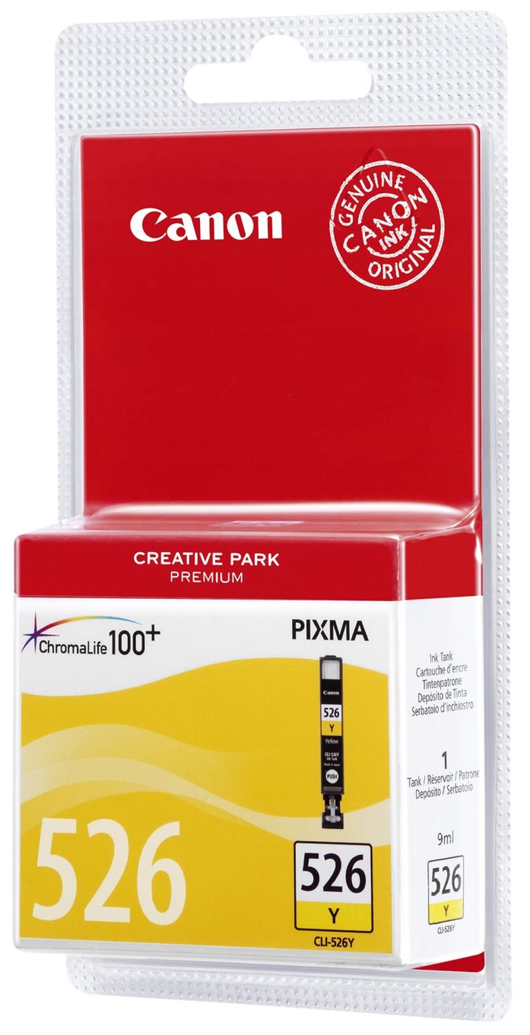 Original Canon Tintenpatrone gelb (4543B001,4543B001AA,CLI-526Y)