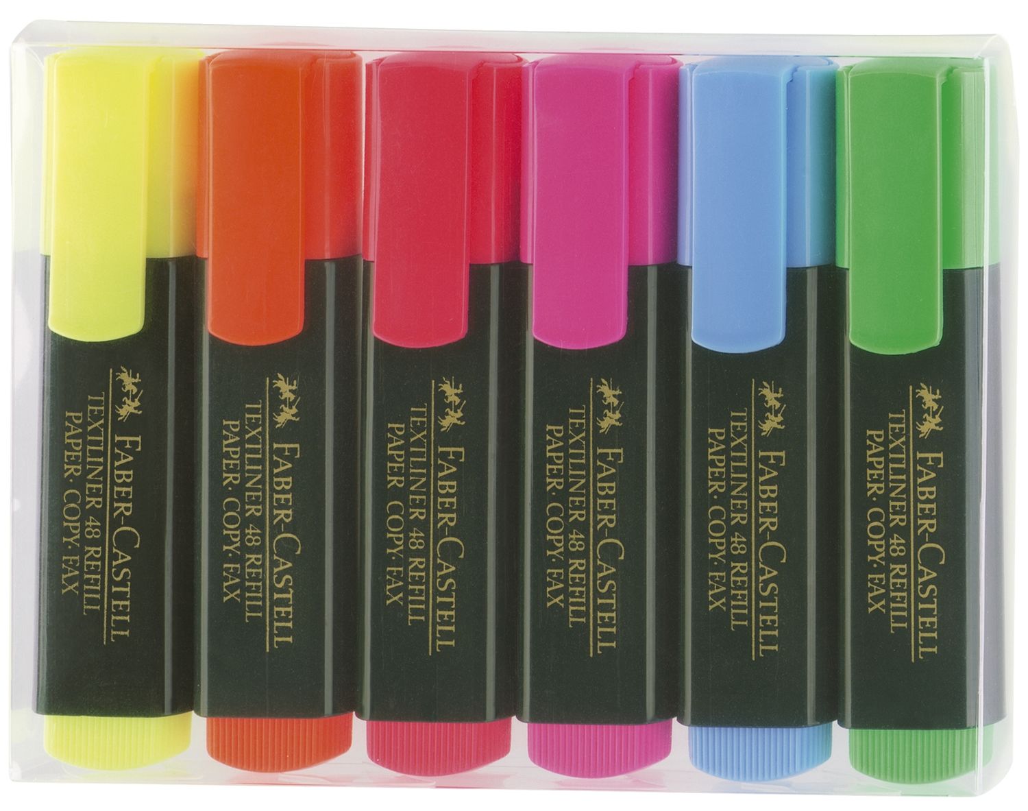 Textmarker 48 REFILL - nachfüllbar, 6 Farben im Etui Textmarker 48 REFILL - nachfüllbar, 6 Farben im Etui