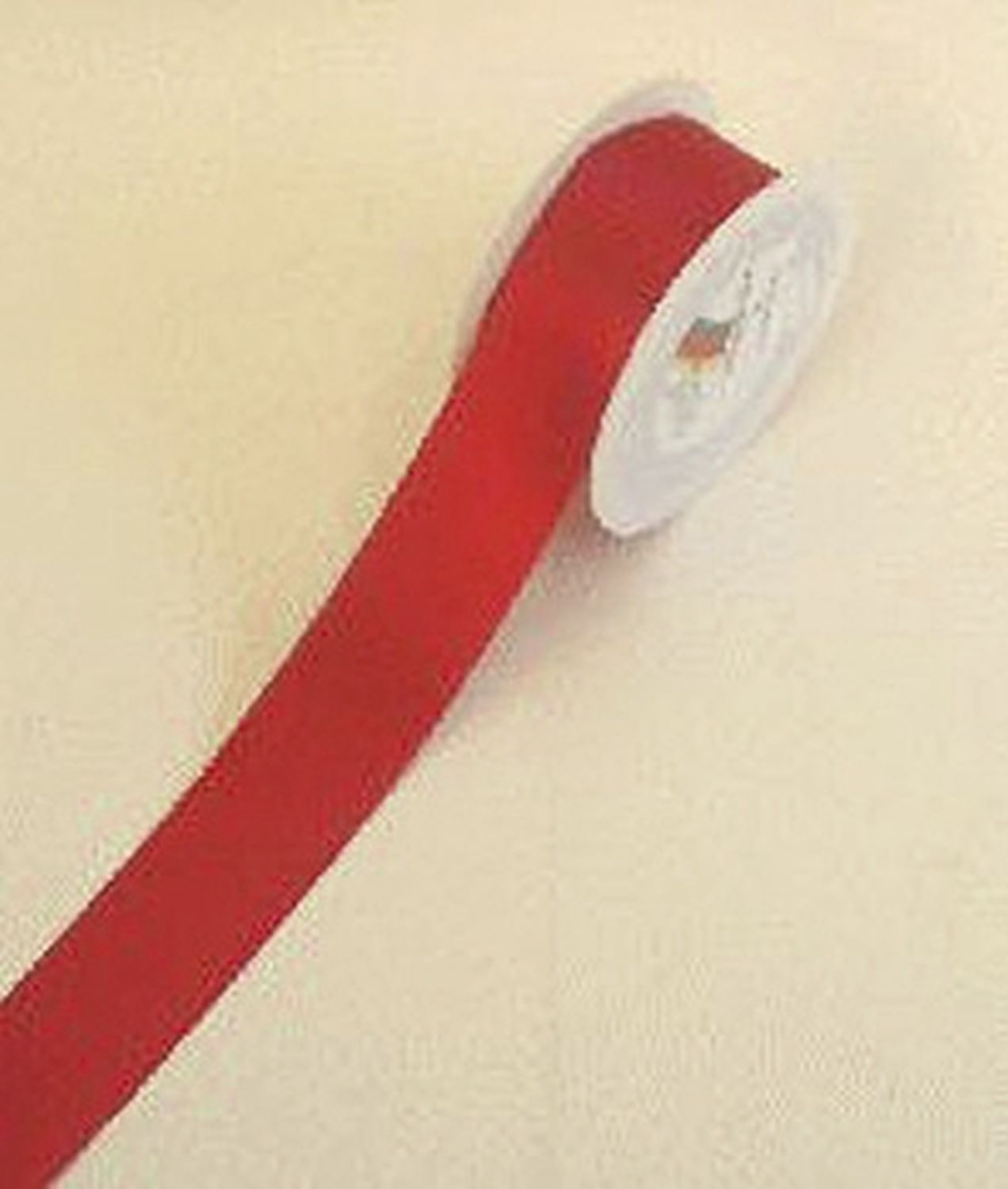 Doppelsatinband - 40 mm x 25 m, rot