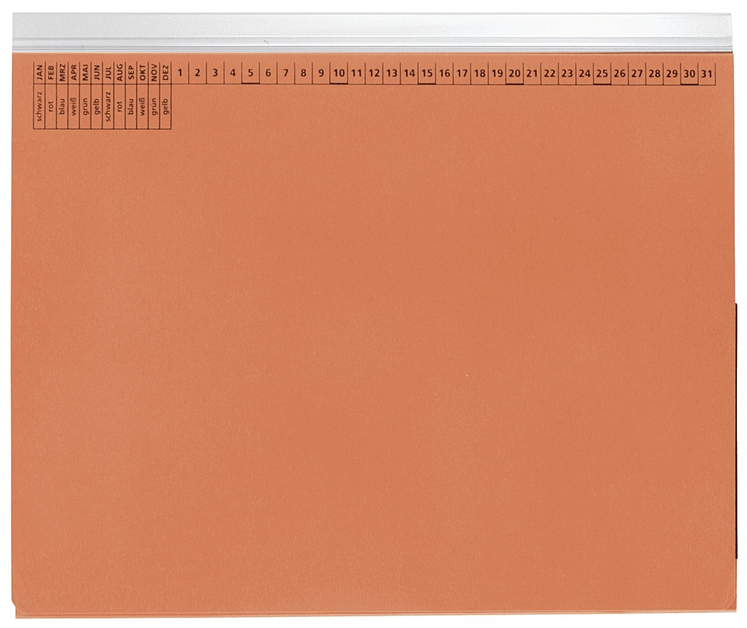 Kanzleihefter A gefalzt - Linksheftung (Behördenheftung), 1 Tasche, 1 Abheftvorrichtung, orange Kanzleihefter A gefalzt - Linksheftung (Behördenheftung), 1 Tasche, 1 Abheftvorrichtung, orange