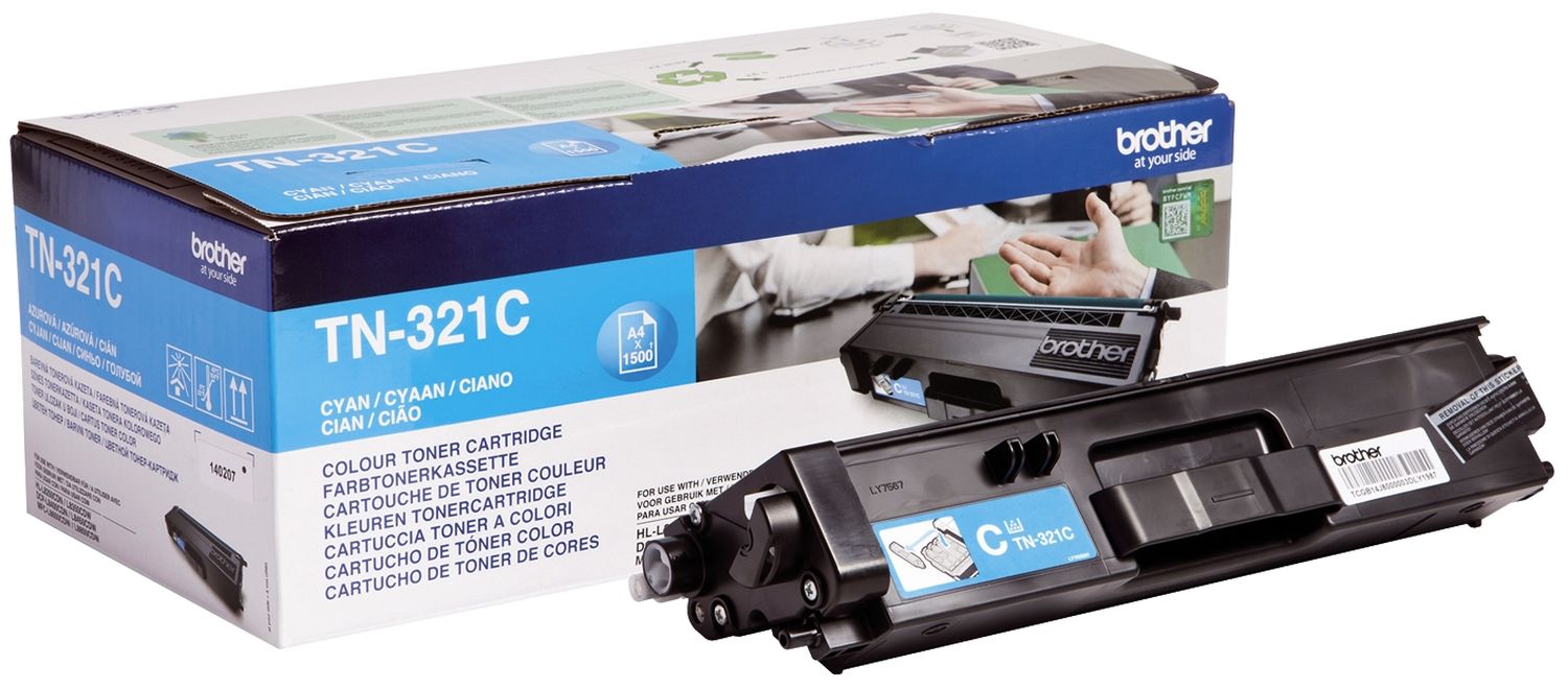 Original Brother Toner-Kit cyan (TN-321C)