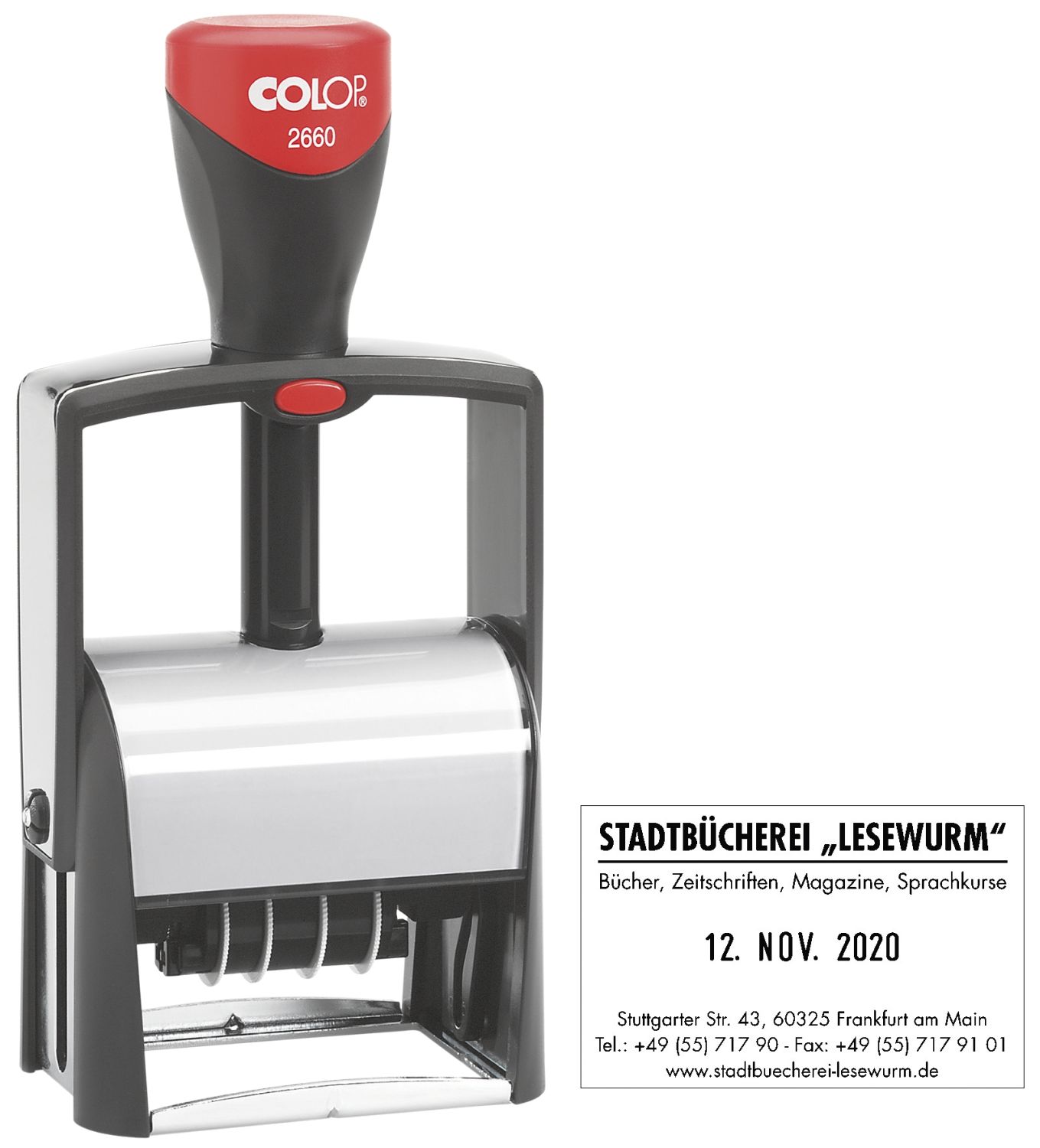 Classic Line Dater - für max. 6 Zeilen, 37 x 58 mm Classic Line Dater - für max. 6 Zeilen, 37 x 58 mm