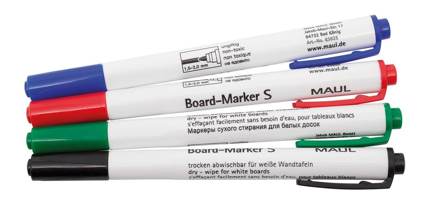 Whiteboardmarker Finepoint S - 1,5 - 2 mm, 4-er Pack sortiert Whiteboardmarker Finepoint S - 1,5 - 2 mm, 4-er Pack sortiert