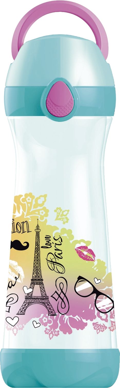 Trinkflasche Kids CONCEPT Paris - 580 ml, bunt