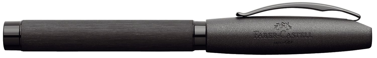 Füllhalter Essentio Aluminium - M, schwarz