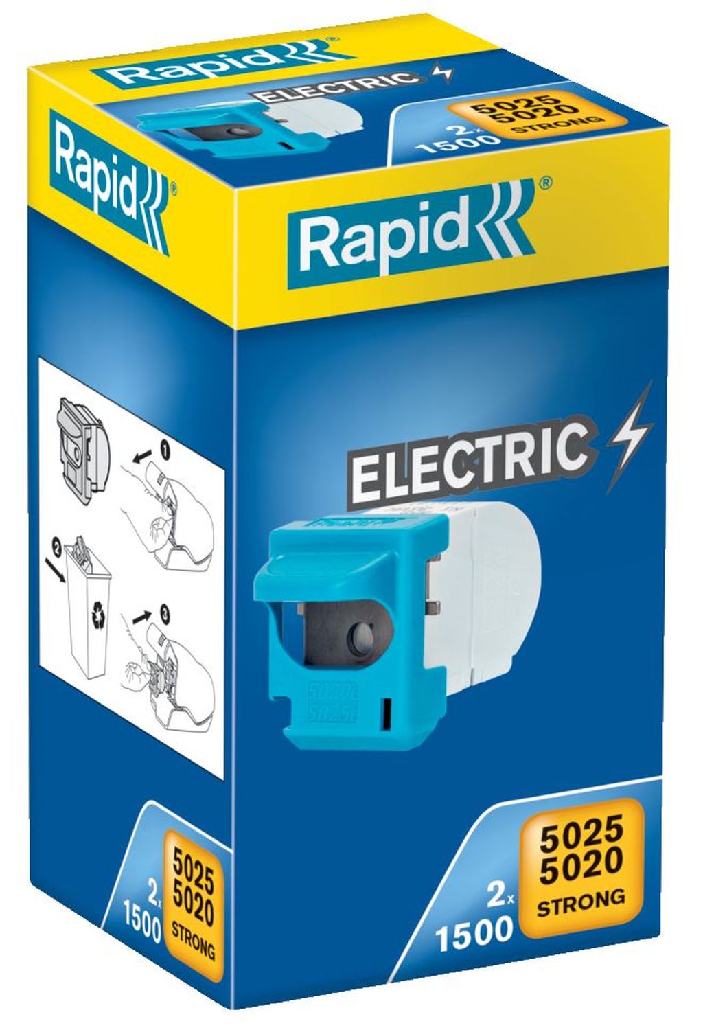 Heftklammern 5020 - Kassette für elektrisches Heftgerät 5020e, 2x1500 Stück Heftklammern 5020 - Kassette für elektrisches Heftgerät 5020e, 2x1500 Stück