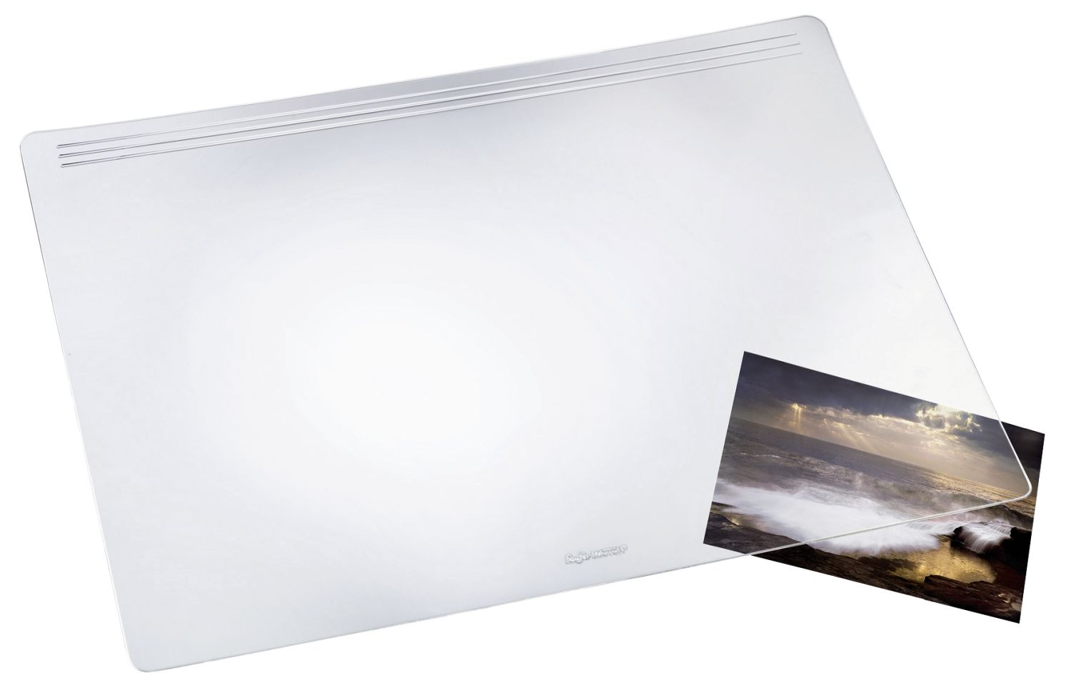 Schreibunterlage MATTON - 70 x 50 cm, transparent glasklar Schreibunterlage MATTON - 70 x 50 cm, transparent glasklar