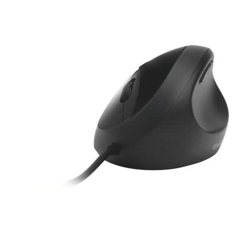 Maus Kensington Pro Fit Ergo K75403EU, für Rechtshänder, kabelgebunden, 5 Tasten, 3.200 dpi, schwarz