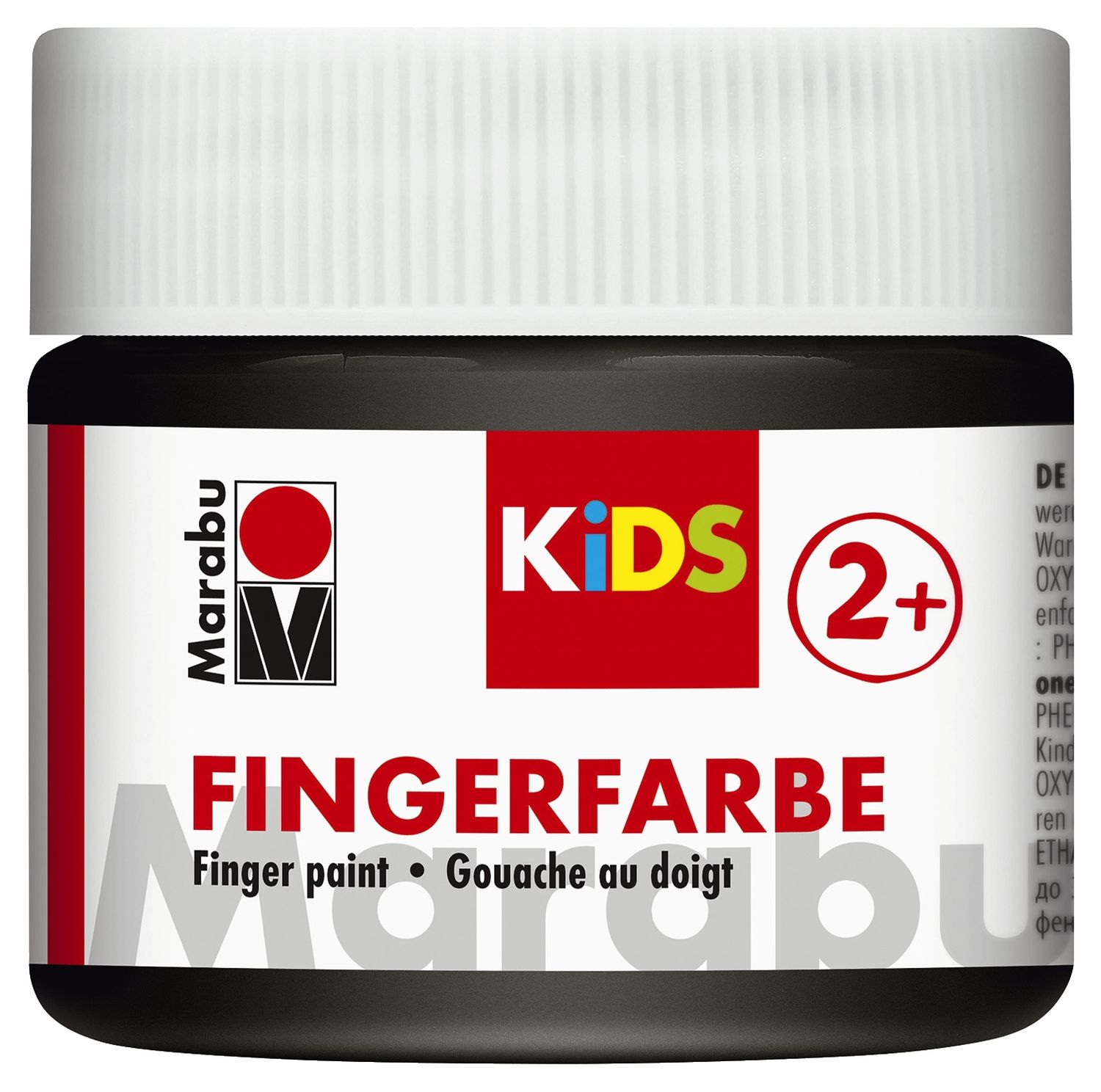 Fingerfarbe Kids - 100 ml, schwarz