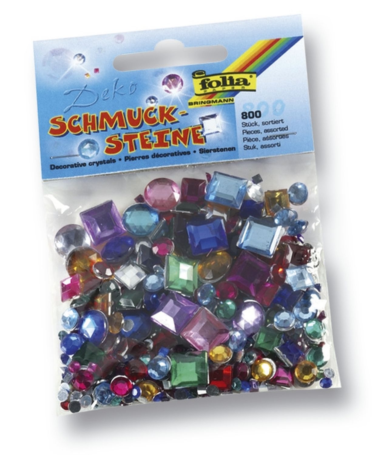 Schmucksteine eckig u. rund - ca. 800 Teile, Größen/Farben sortiert Schmucksteine eckig u. rund - ca. 800 Teile, Größen/Farben sortiert