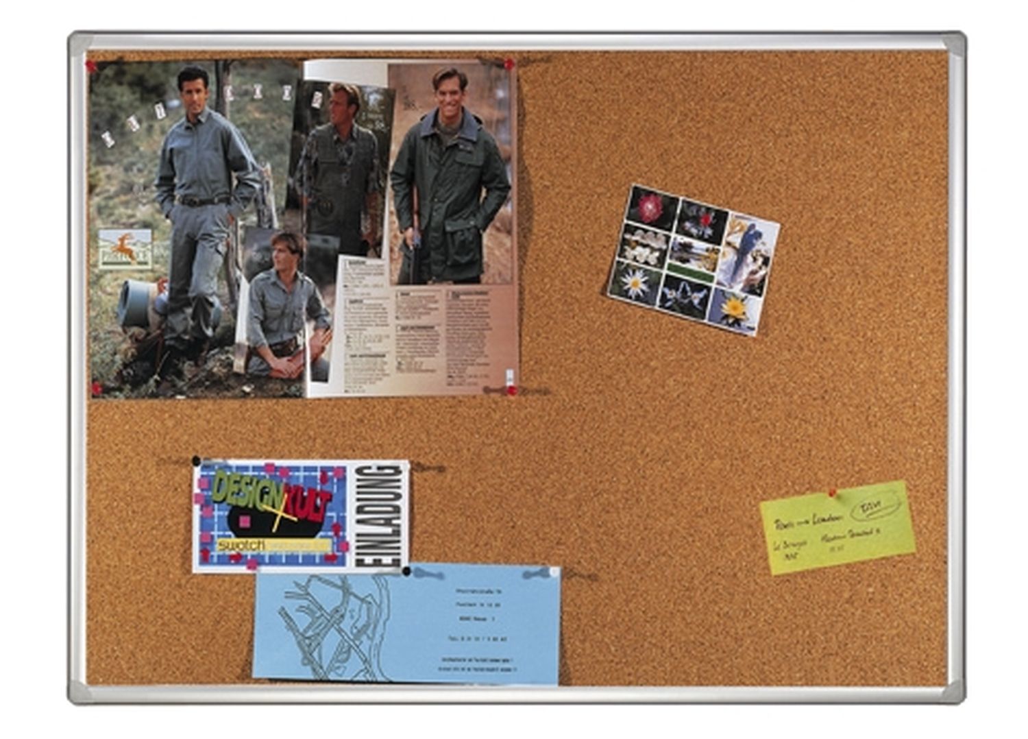 Korktafel PRO - 90 x 60 cm, braun Korktafel PRO - 90 x 60 cm, braun