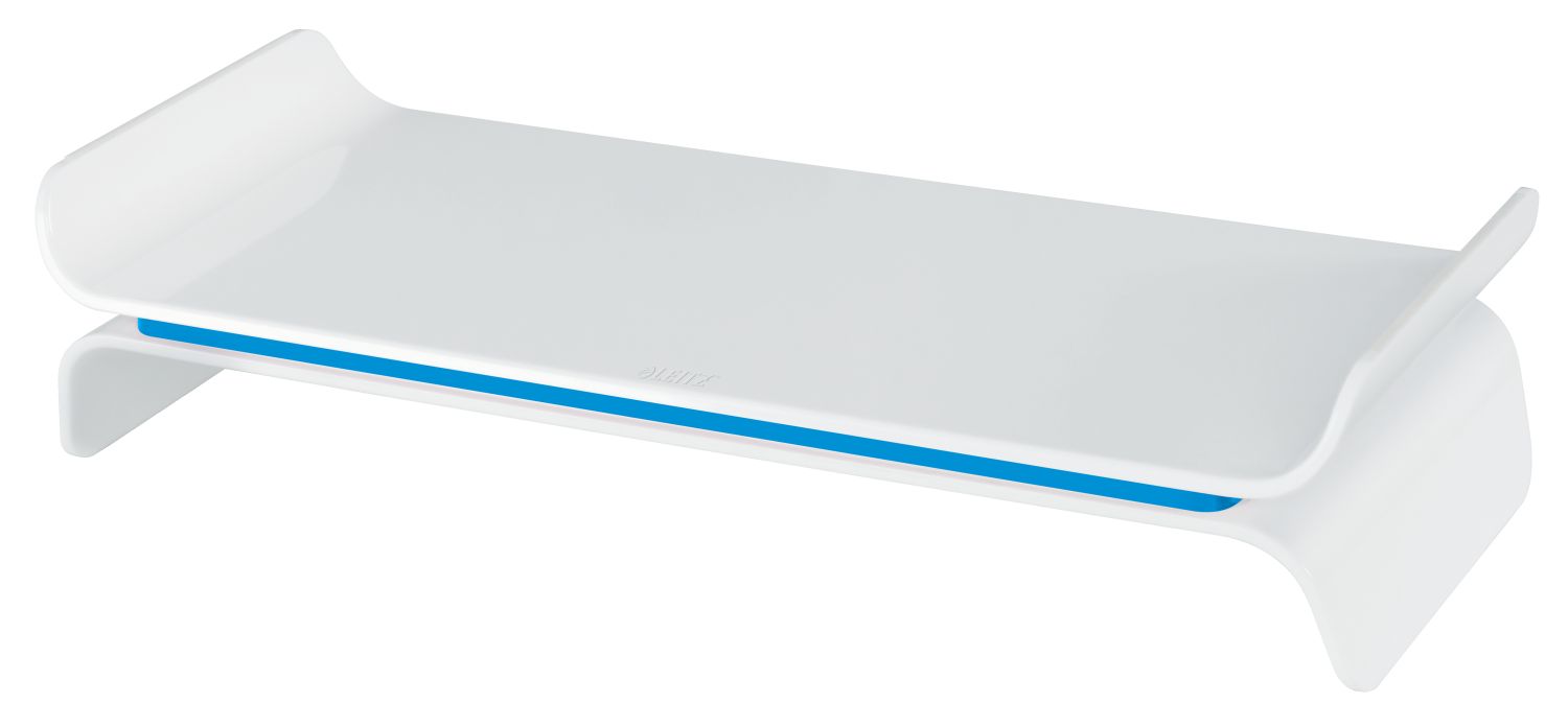 6504 Monitorständer Ergo WOW - zwei Höhen, weiß/blau 6504 Monitorständer Ergo WOW - zwei Höhen, weiß/blau