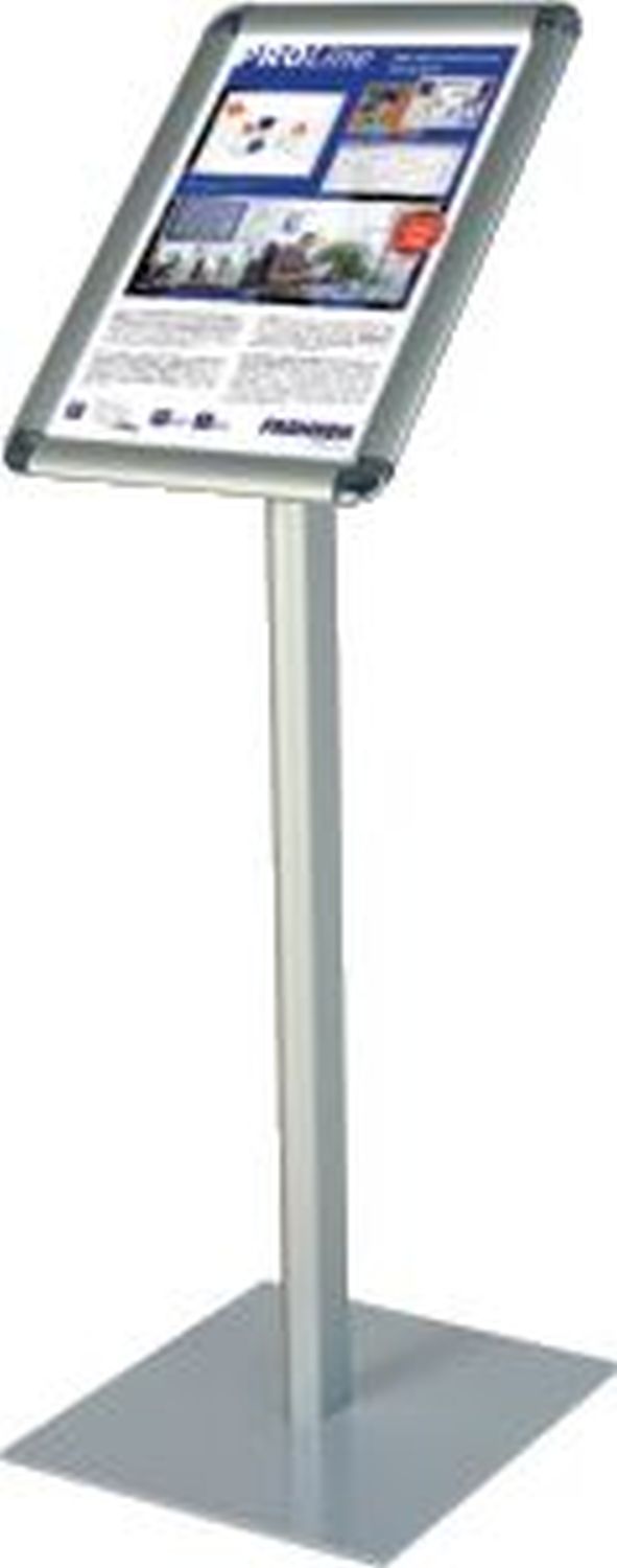 Prospektständer Alu - A4, 80 cm, silber Prospektständer Alu - A4, 80 cm, silber