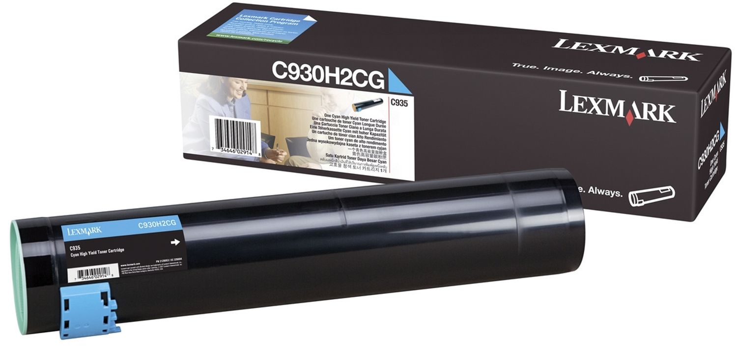 Original Lexmark Toner cyan (00C930H2CG,0C930H2CG,C930H2CG)