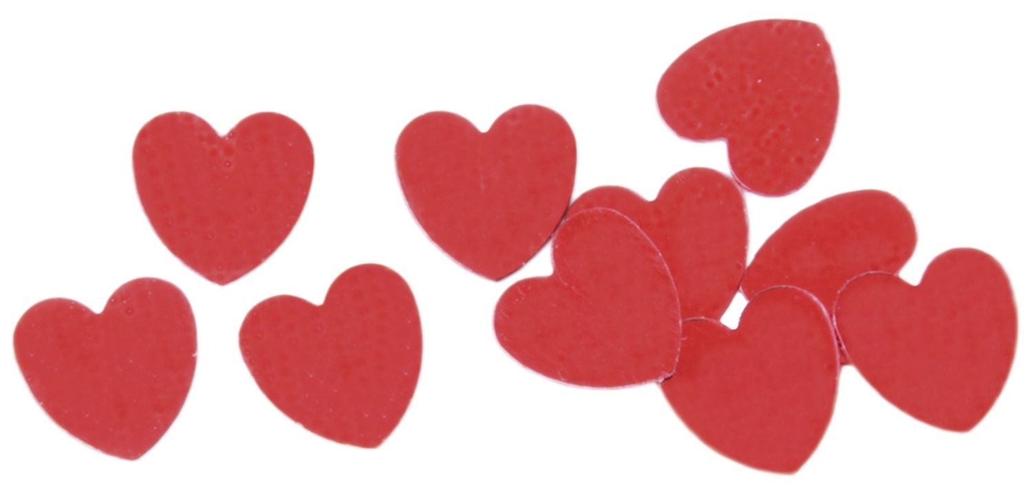Konfetti Herzen - 10 g, rot Konfetti Herzen - 10 g, rot
