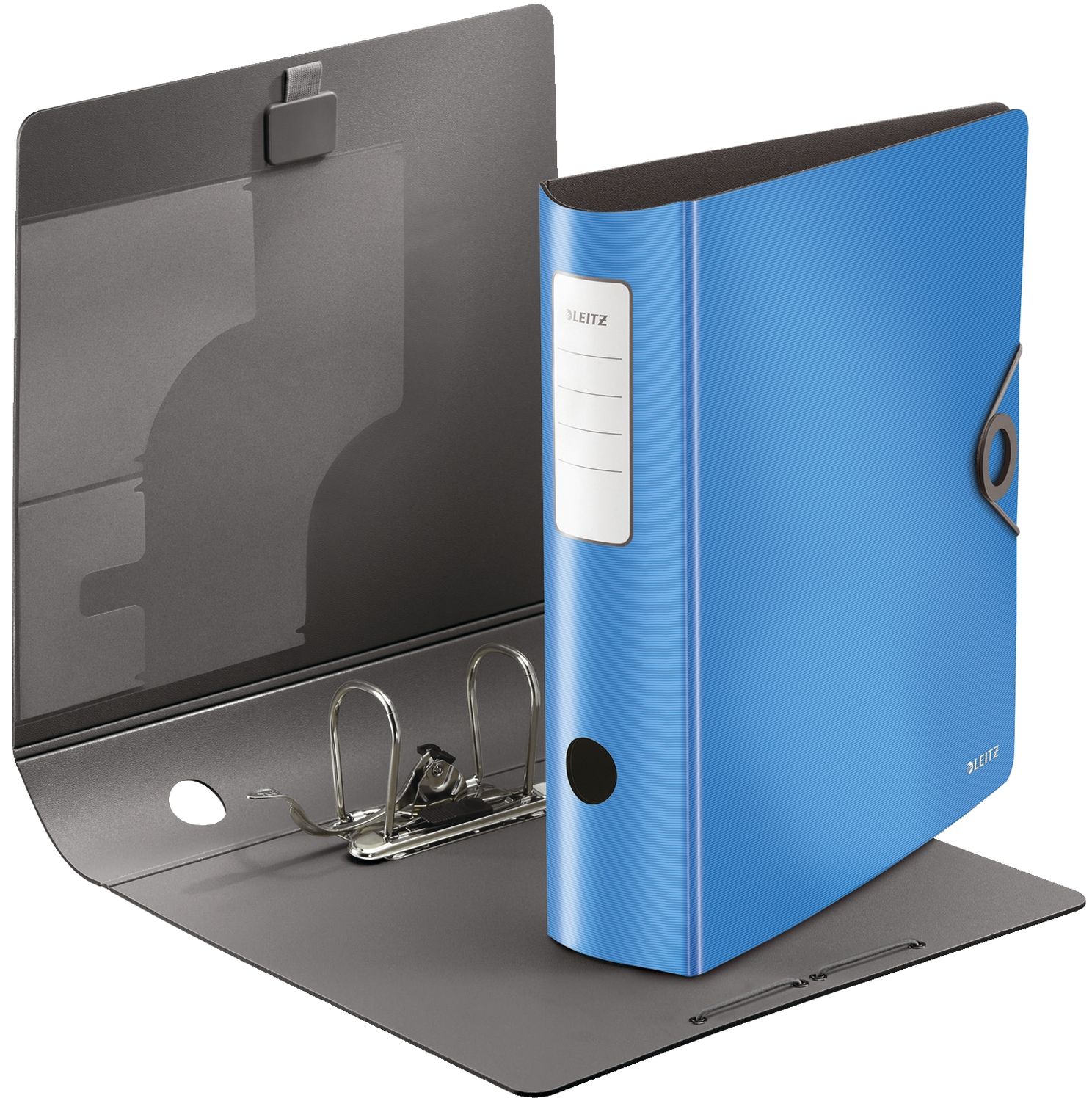 Ordner Leitz Active Solid 1047-10-30 DIN A4, PP, breit 80 mm, Innentaschen, Gummizug, hellblau Ordner Leitz Active Solid 1047-10-30 DIN A4, PP, breit 80 mm, Innentaschen, Gummizug, hellblau