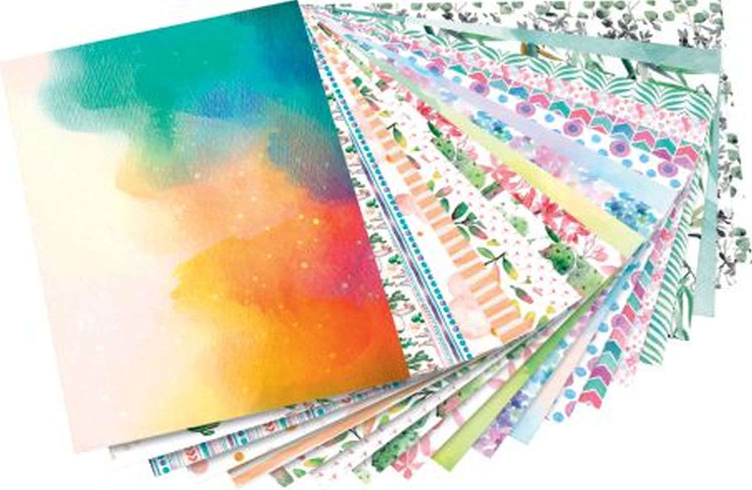 Bastelblock Aquarell Motivkarton - 24 x 34 cm, 20 Blatt sortiert Bastelblock Aquarell Motivkarton - 24 x 34 cm, 20 Blatt sortiert