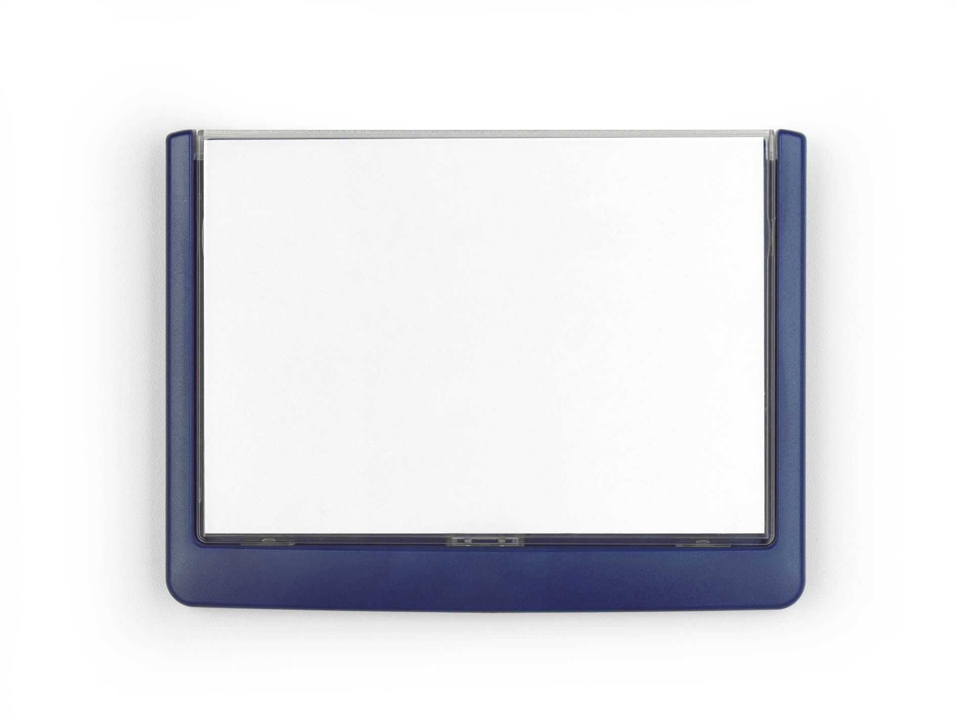 Türschild CLICK SIGN, Rahmen dunkelblau, 149 x 105,5 mm, transparent Türschild CLICK SIGN, Rahmen dunkelblau, 149 x 105,5 mm, transparent