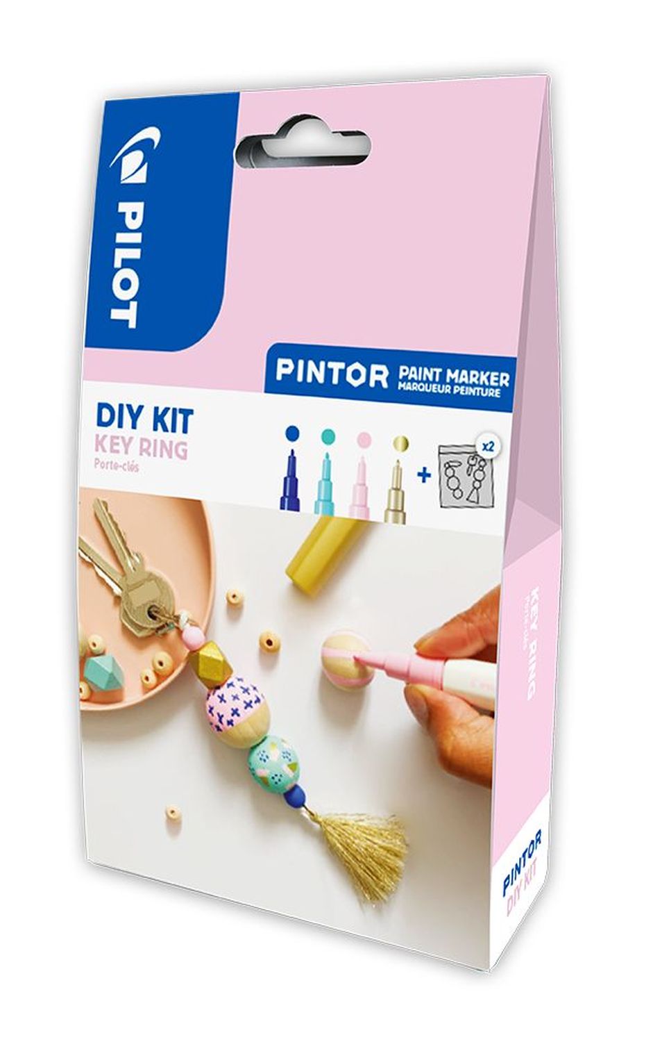 Kreativmarkerset Pintor DIY Schlüsselanhänger - 6-tlg. Kreativmarkerset Pintor DIY Schlüsselanhänger - 6-tlg.