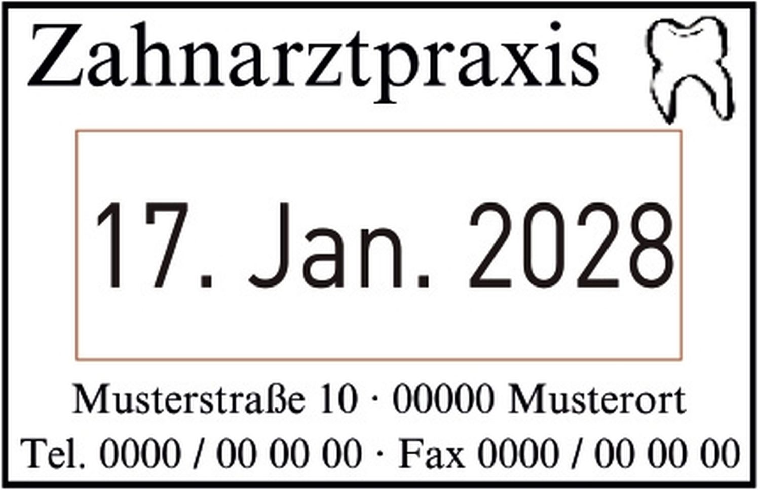 Professional Datumstempel 5430 - 41 x 24 mm Professional Datumstempel 5430 - 41 x 24 mm