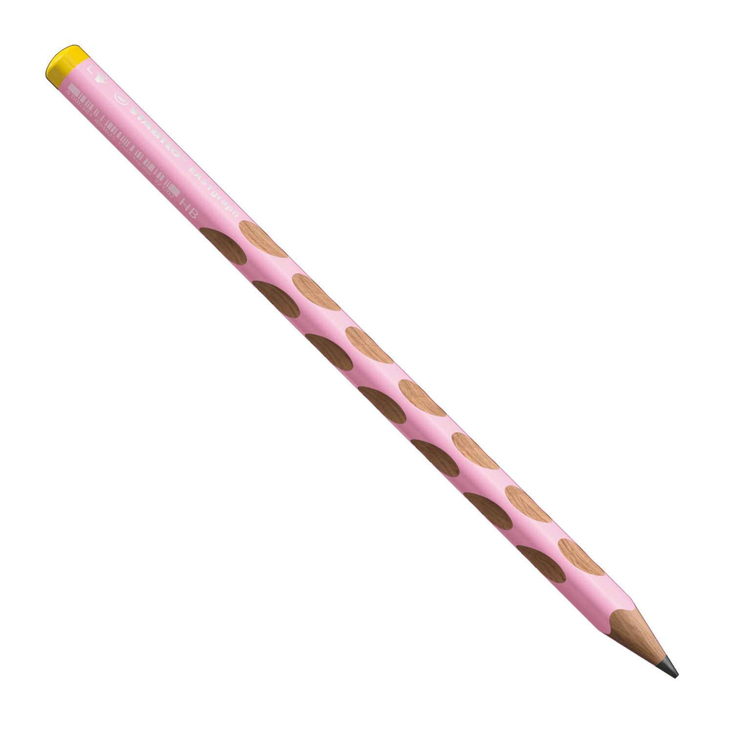 Ergonomischer Dreikant-Bleistift für Linkshänder - EASYgraph in pastellpink- Einzelstift - Härtegrad HB Ergonomischer Dreikant-Bleistift für Linkshänder - EASYgraph in pastellpink- Einzelstift - Härtegrad HB
