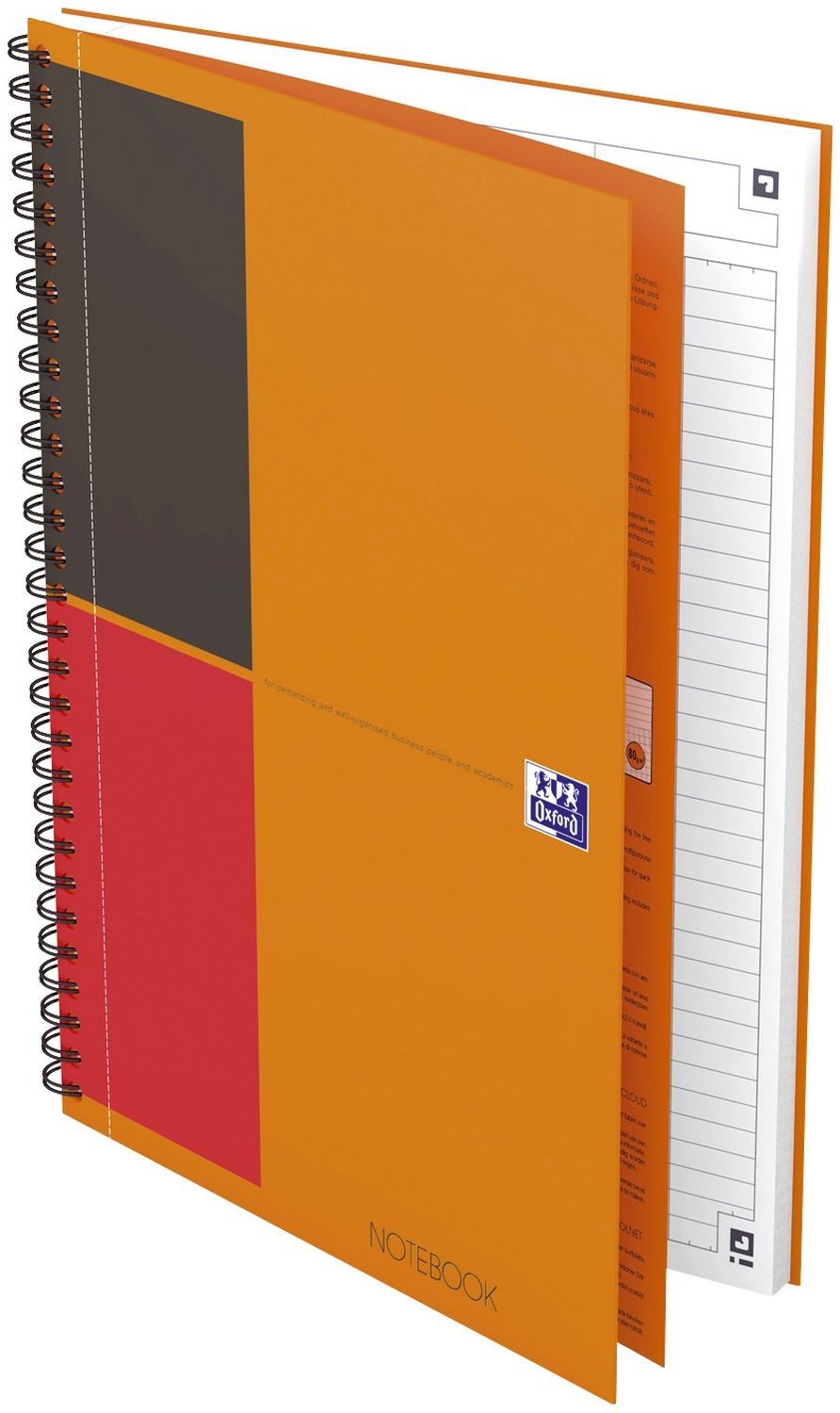 Notebook Connect - Collegeblock, B5, liniert, 80 Blatt, Hardcover, 4 Eckmarkierungen zum scannen Notebook Connect - Collegeblock, B5, liniert, 80 Blatt, Hardcover, 4 Eckmarkierungen zum scannen