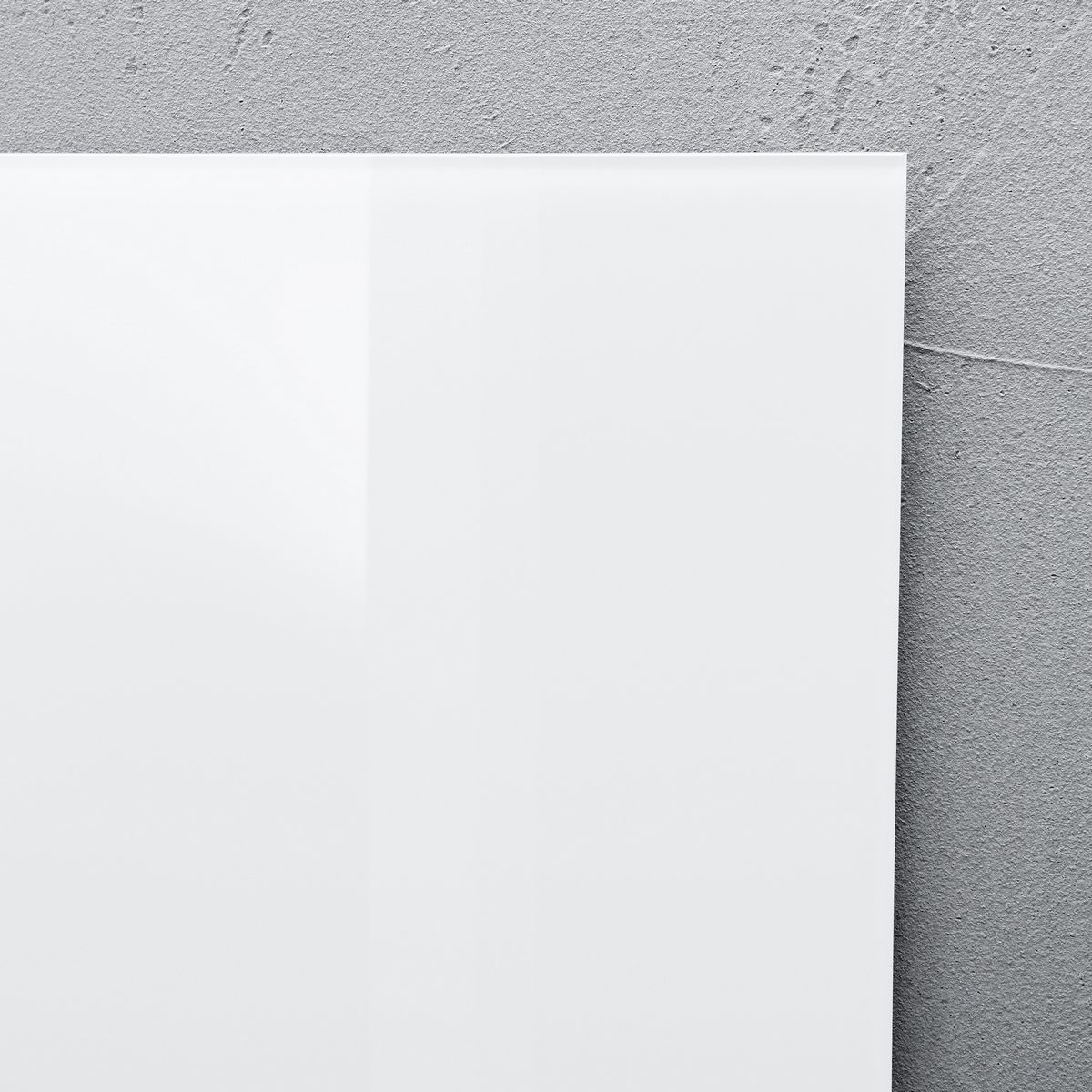 Glas-Magnetboard Artverum - super-weiß, 48 x 48 cm