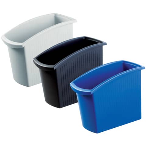 Papierkorb HAN Mondo 1840-11, rechteckig, 18 Liter, Kunststoff, lichtgrau