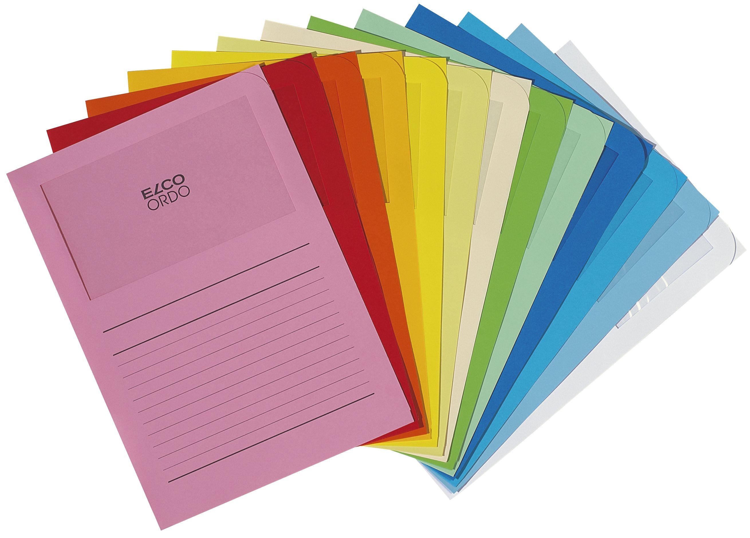 Sichtmappen Ordo classico - sortiert, 120g, 100 Stück, Sichtfenster und Linien Sichtmappen Ordo classico - sortiert, 120g, 100 Stück, Sichtfenster und Linien