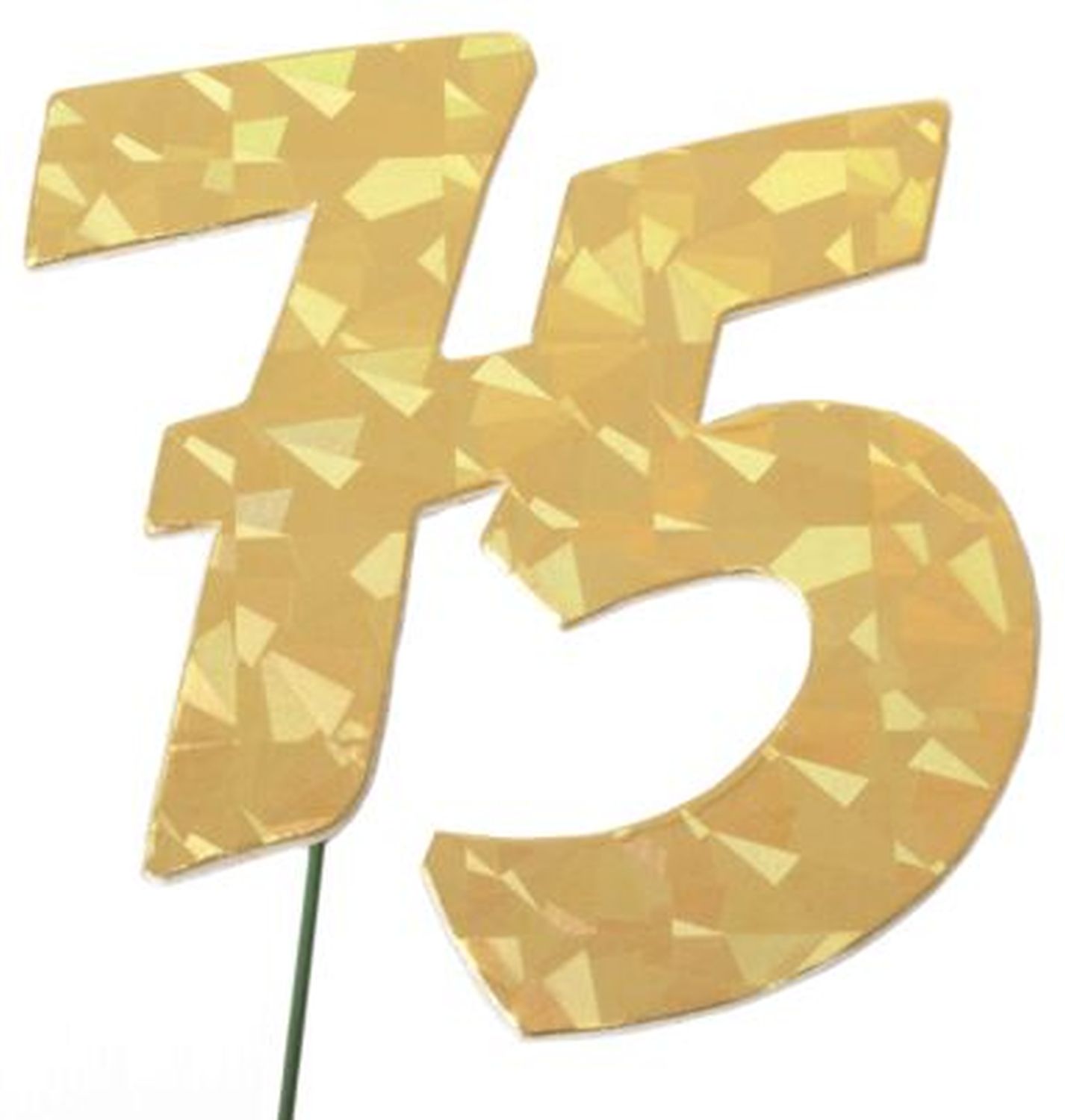 Jubiläumszahl 75 gold Jubiläumszahl 75 gold