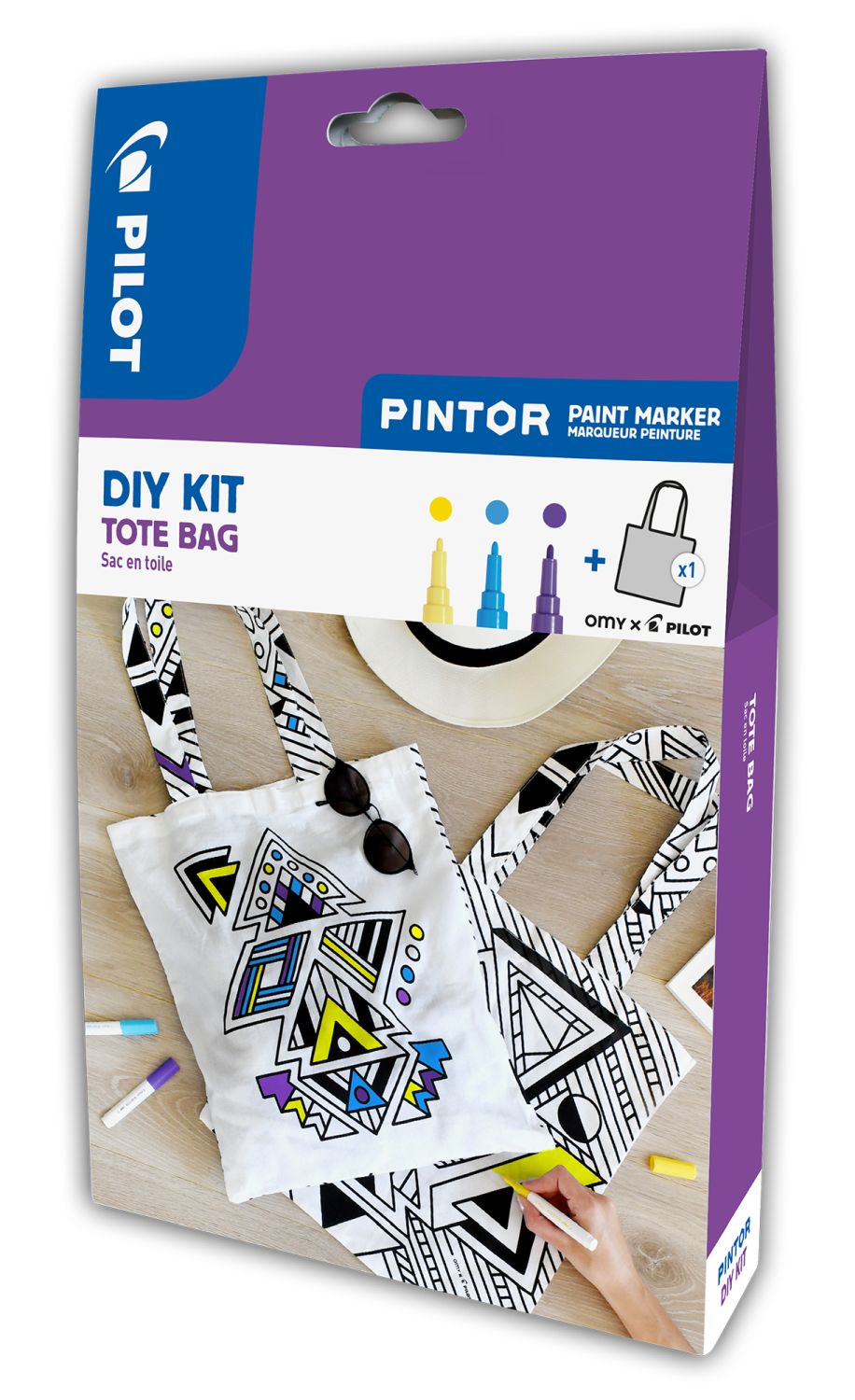 Kreativmarkerset Pintor DIY Fashion Bag - 4-tlg.