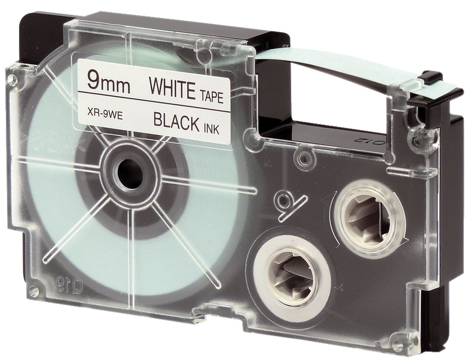 Schriftbandkassette Kunststoff - 9 mm x 8 m, schwarz auf weiß Schriftbandkassette Kunststoff - 9 mm x 8 m, schwarz auf weiß