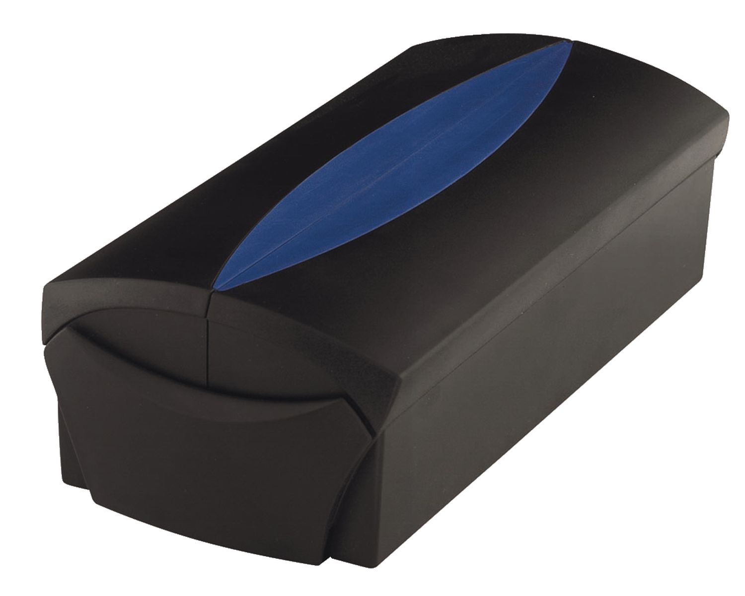 Visitenkartenbox VIP-Set - für 500 Visitenkarten, Box+Etui, schwarz-blau Visitenkartenbox VIP-Set - für 500 Visitenkarten, Box+Etui, schwarz-blau