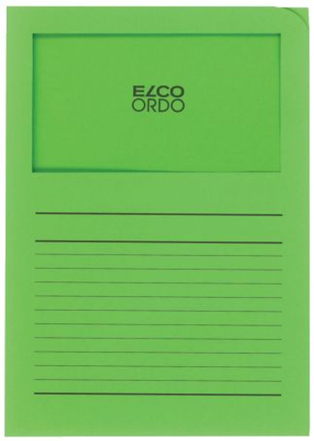 Sichtmappen Ordo classico - grün, 120g, 10 Stück, Sichtfenster und Linien Sichtmappen Ordo classico - grün, 120g, 10 Stück, Sichtfenster und Linien