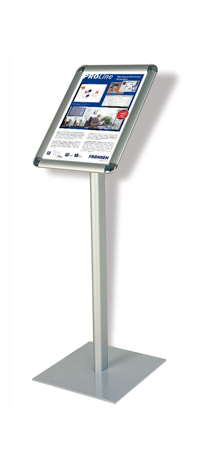 Prospektständer Alu - A3, 125 cm, silber Prospektständer Alu - A3, 125 cm, silber