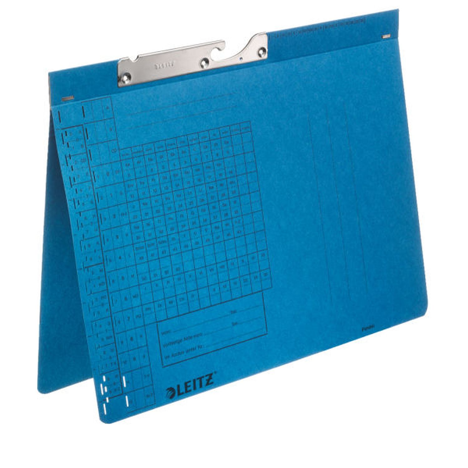 Pendelhefter Leitz 2094-00-35, DIN A4, Amtsheftung, Manilakarton (RC), blau