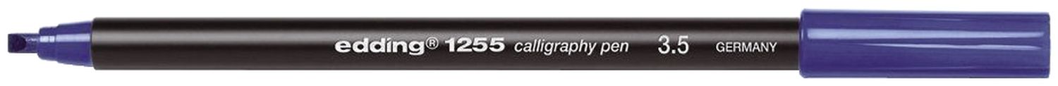 1255 Kalligrafie Stift - Fasermaler, 3,5 mm, stahlblau 1255 Kalligrafie Stift - Fasermaler, 3,5 mm, stahlblau