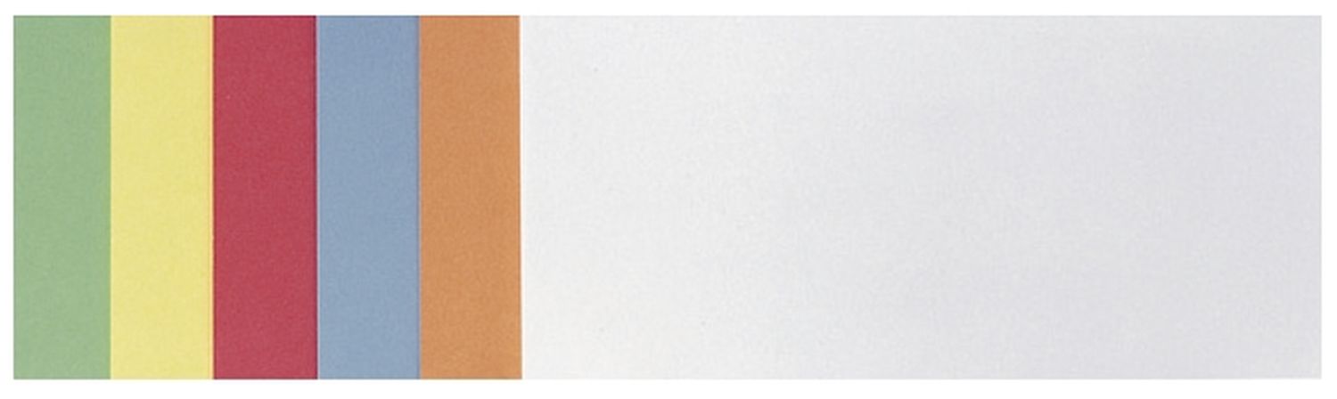 selbstklebende Moderationskarte - Rechteck, 205 x 95 mm, sortiert, 300 Stück selbstklebende Moderationskarte - Rechteck, 205 x 95 mm, sortiert, 300 Stück