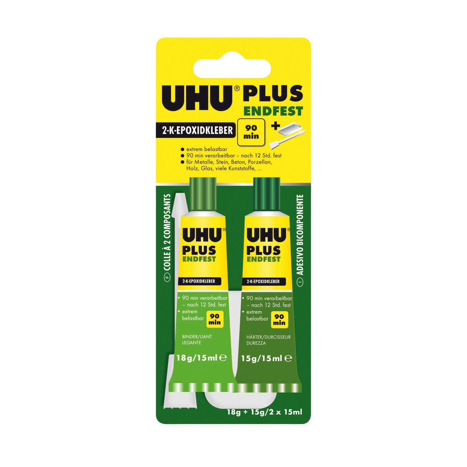 PLUS ENDFEST 300, 2-Komponenten-Epoxidharzkleber, ohne Lösungsmittel, 33 g PLUS ENDFEST 300, 2-Komponenten-Epoxidharzkleber, ohne Lösungsmittel, 33 g