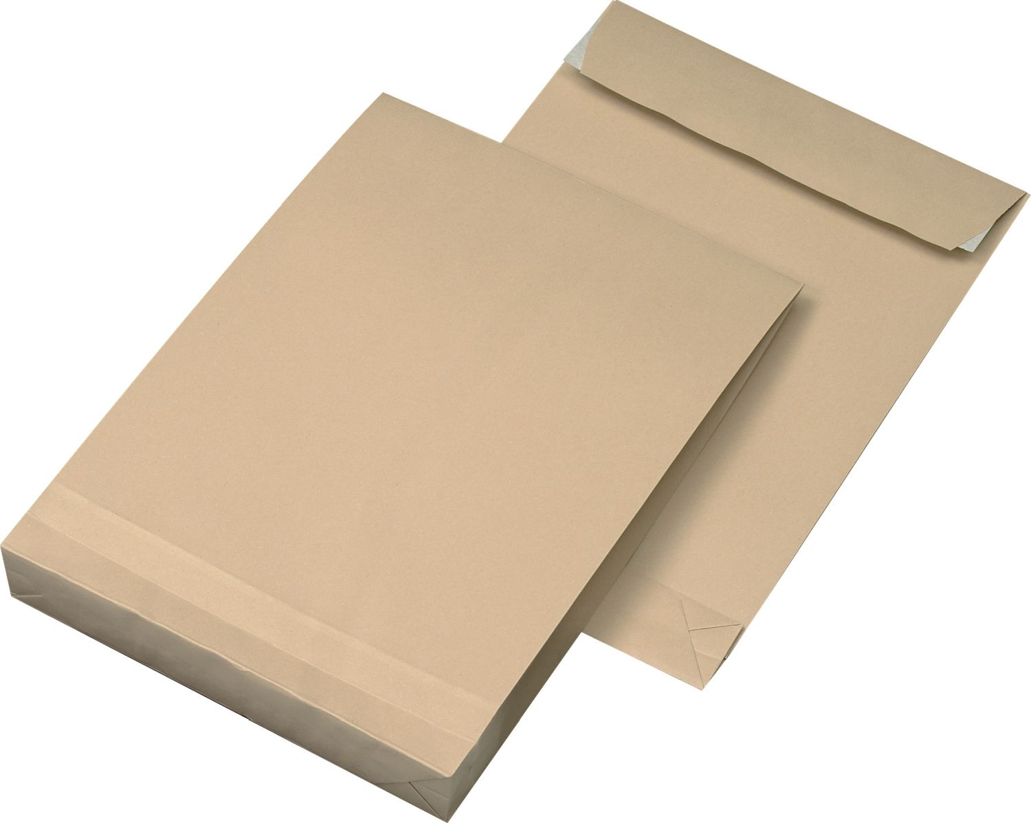 Faltentaschen MAILmedia® 30007075, B4, ohne Fenster, mit 40 mm Falte und Klotzboden, 140 g/qm, braun, 100 Stück Faltentaschen MAILmedia® 30007075, B4, ohne Fenster, mit 40 mm Falte und Klotzboden, 140 g/qm, braun, 100 Stück