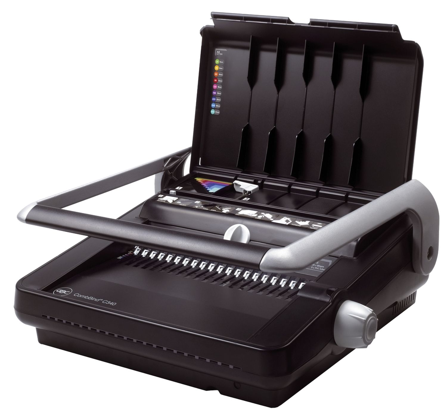 Spiralbindegerät CombBind® C340 - schwarz Spiralbindegerät CombBind® C340 - schwarz